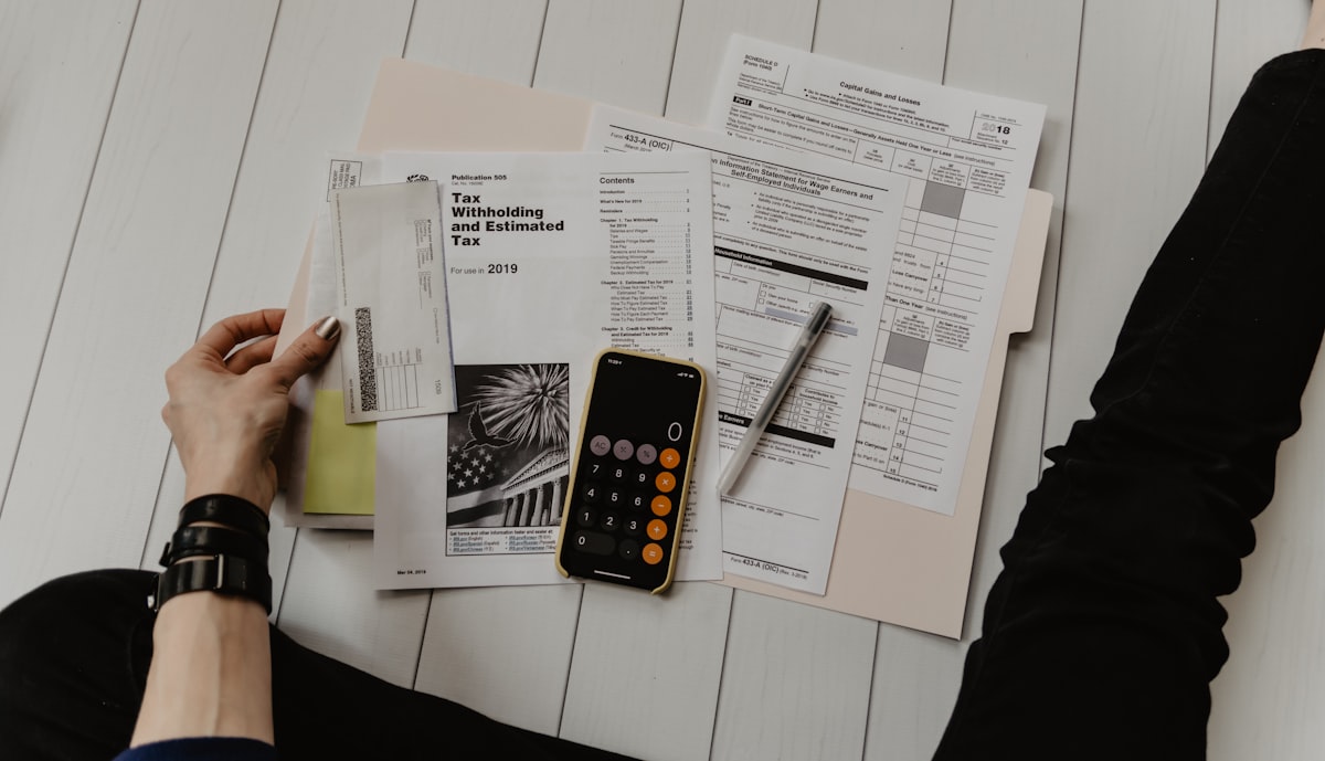 People reviewing documents about real estate investments